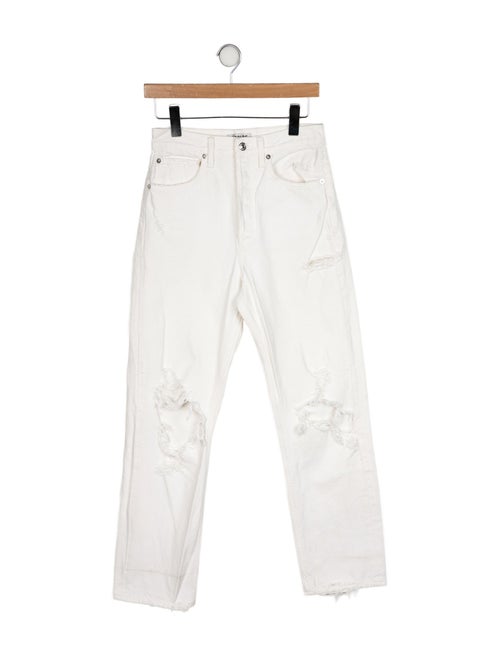 AGOLDE High-Rise Straight Leg Jeans