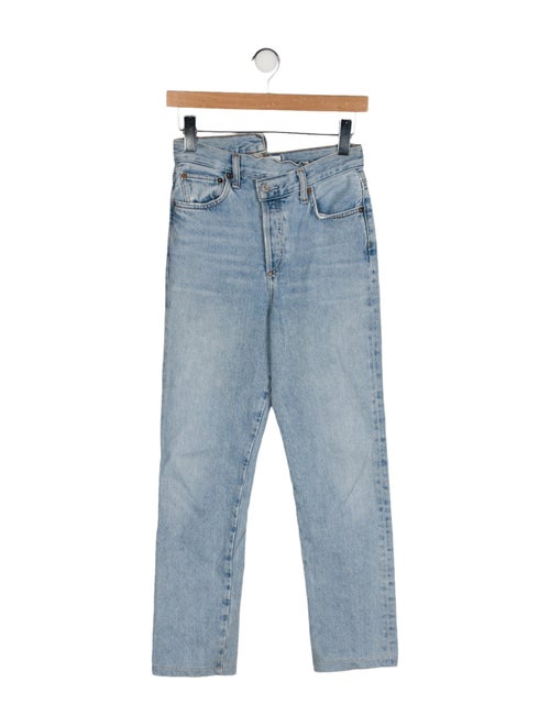 AGOLDE High-Rise Straight Leg Jeans