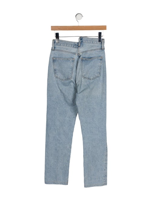 AGOLDE High-Rise Straight Leg Jeans