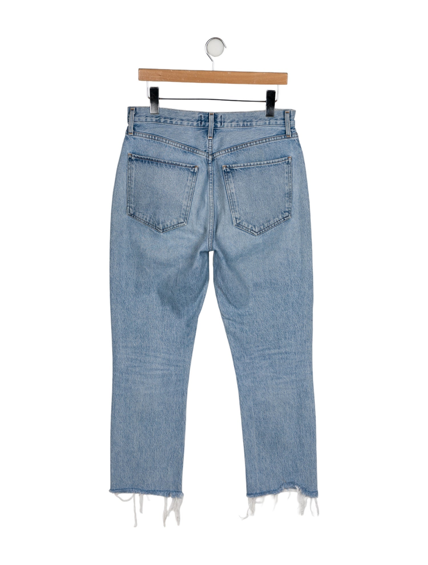 AGOLDE Mid-Rise Straight Leg Jeans