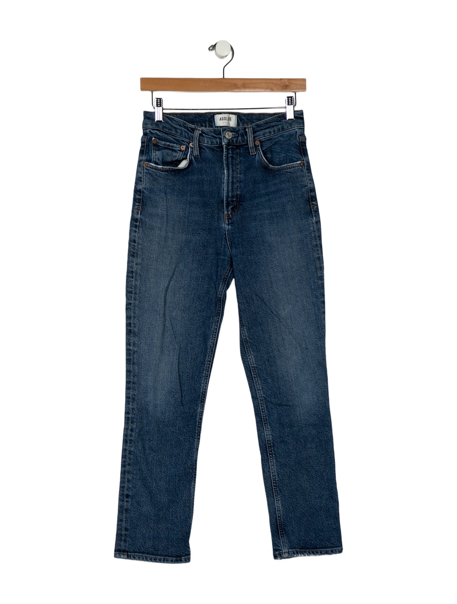 AGOLDE High-Rise Straight Leg Jeans