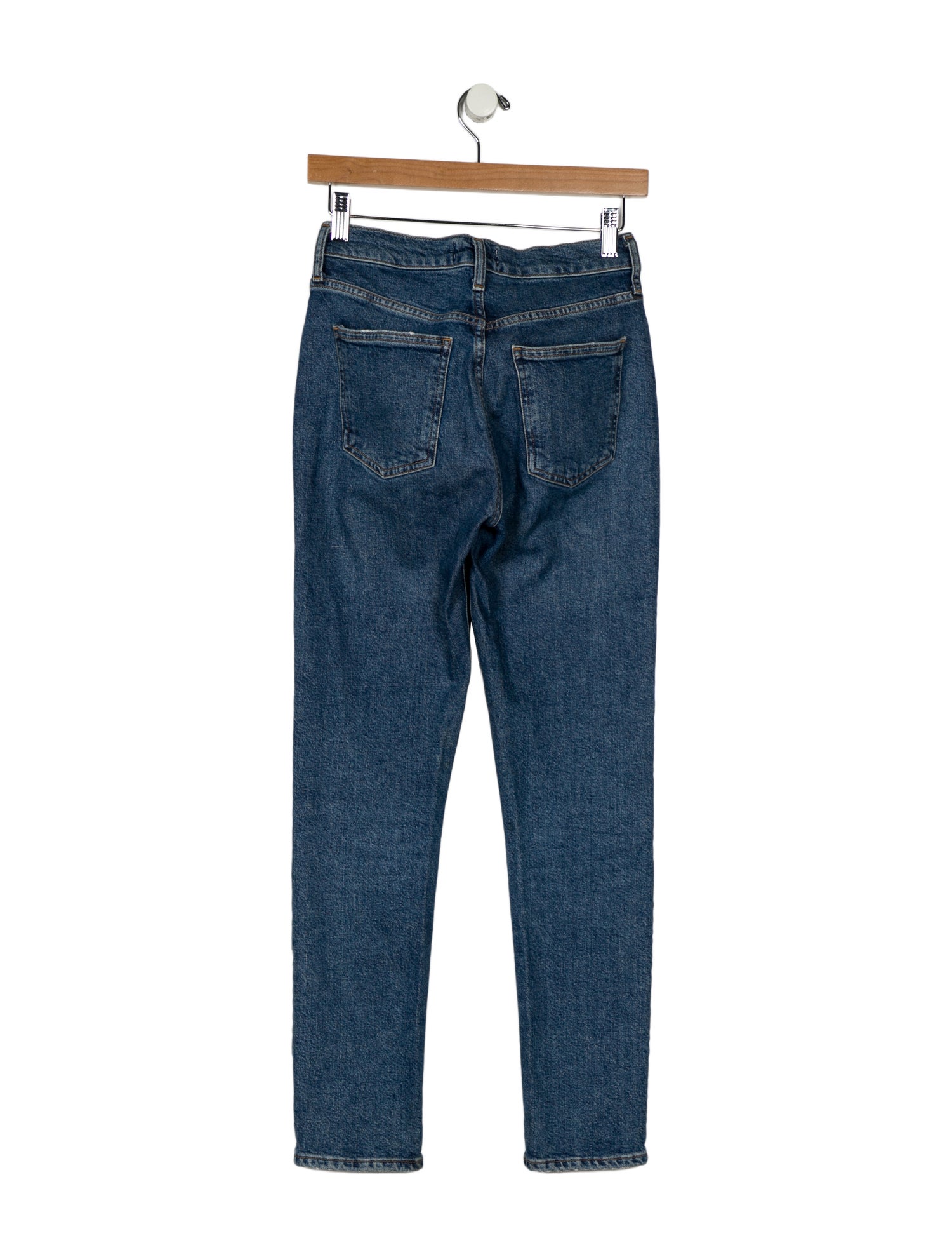 AGOLDE Mid-Rise Straight Leg Jeans