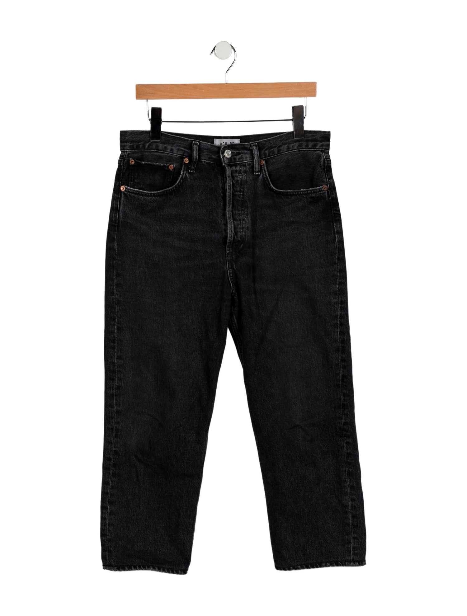 AGOLDE High-Rise Straight Leg Jeans