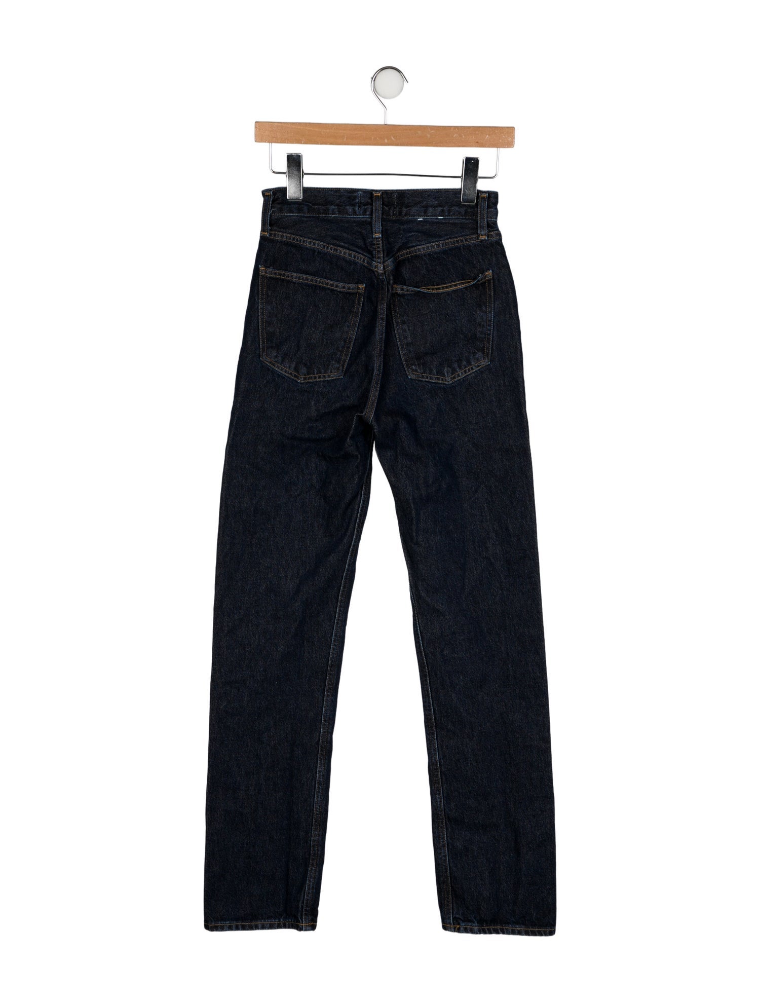 AGOLDE Mid-Rise Straight Leg Jeans