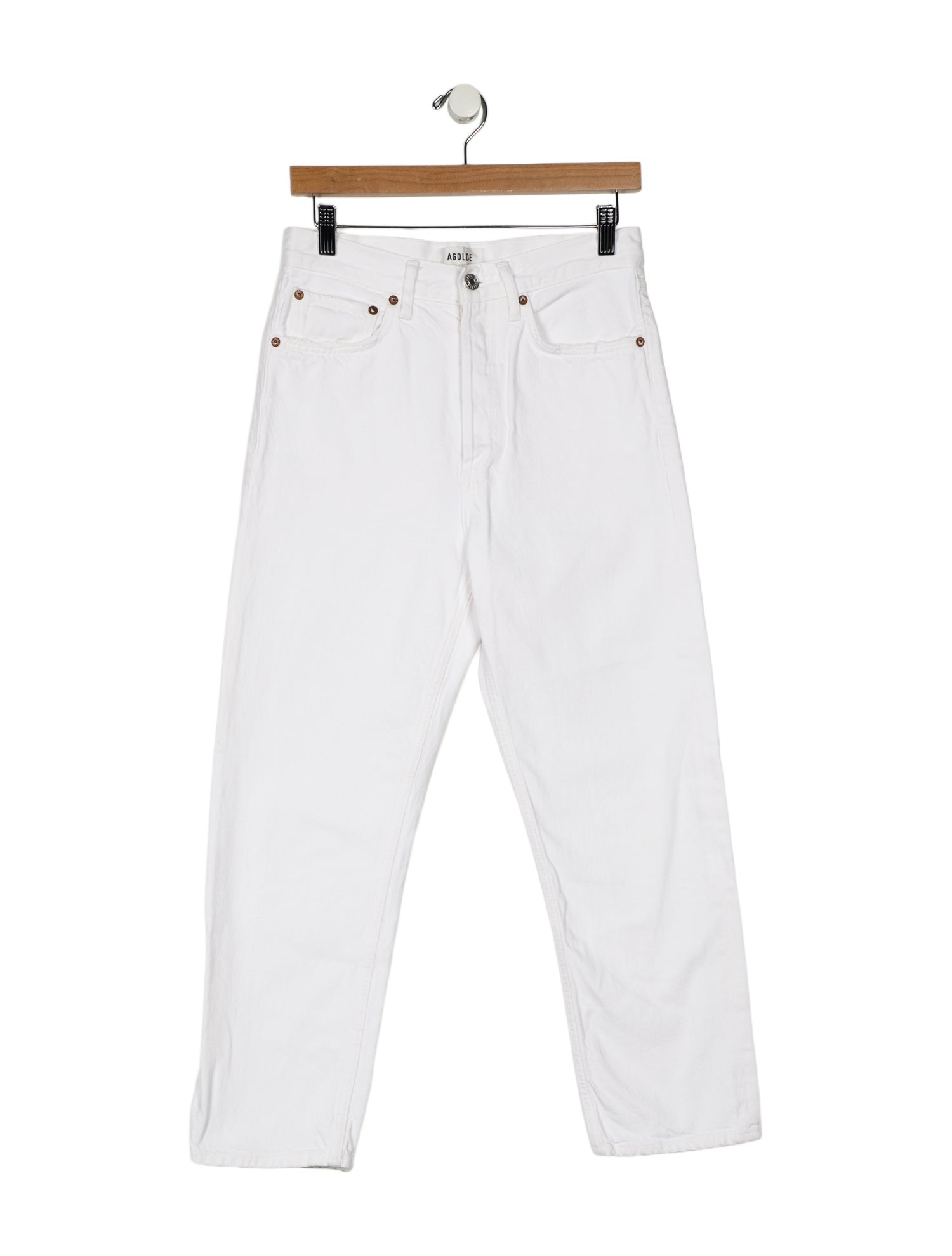 AGOLDE High-Rise Straight Leg Jeans