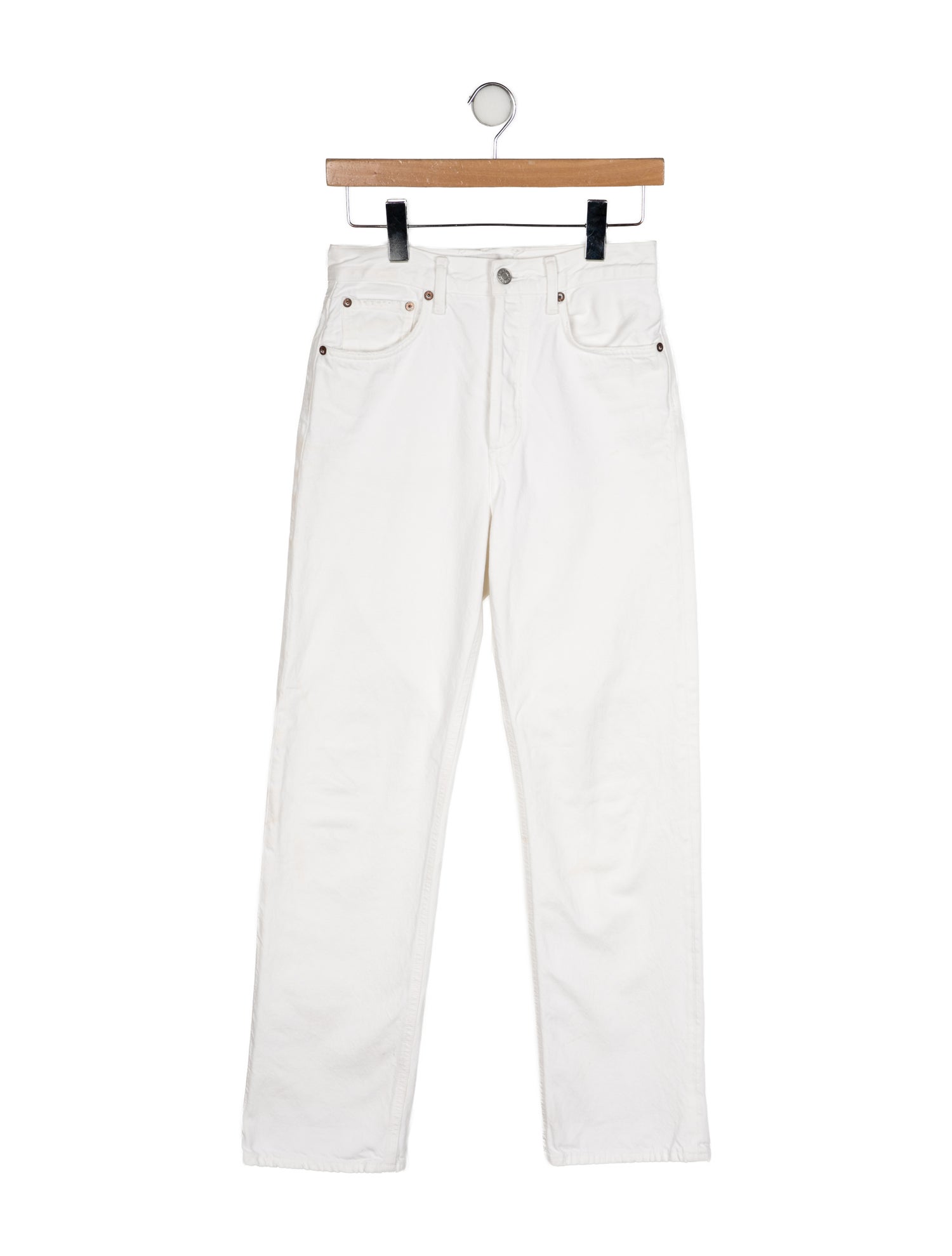 AGOLDE High-Rise Straight Leg Jeans