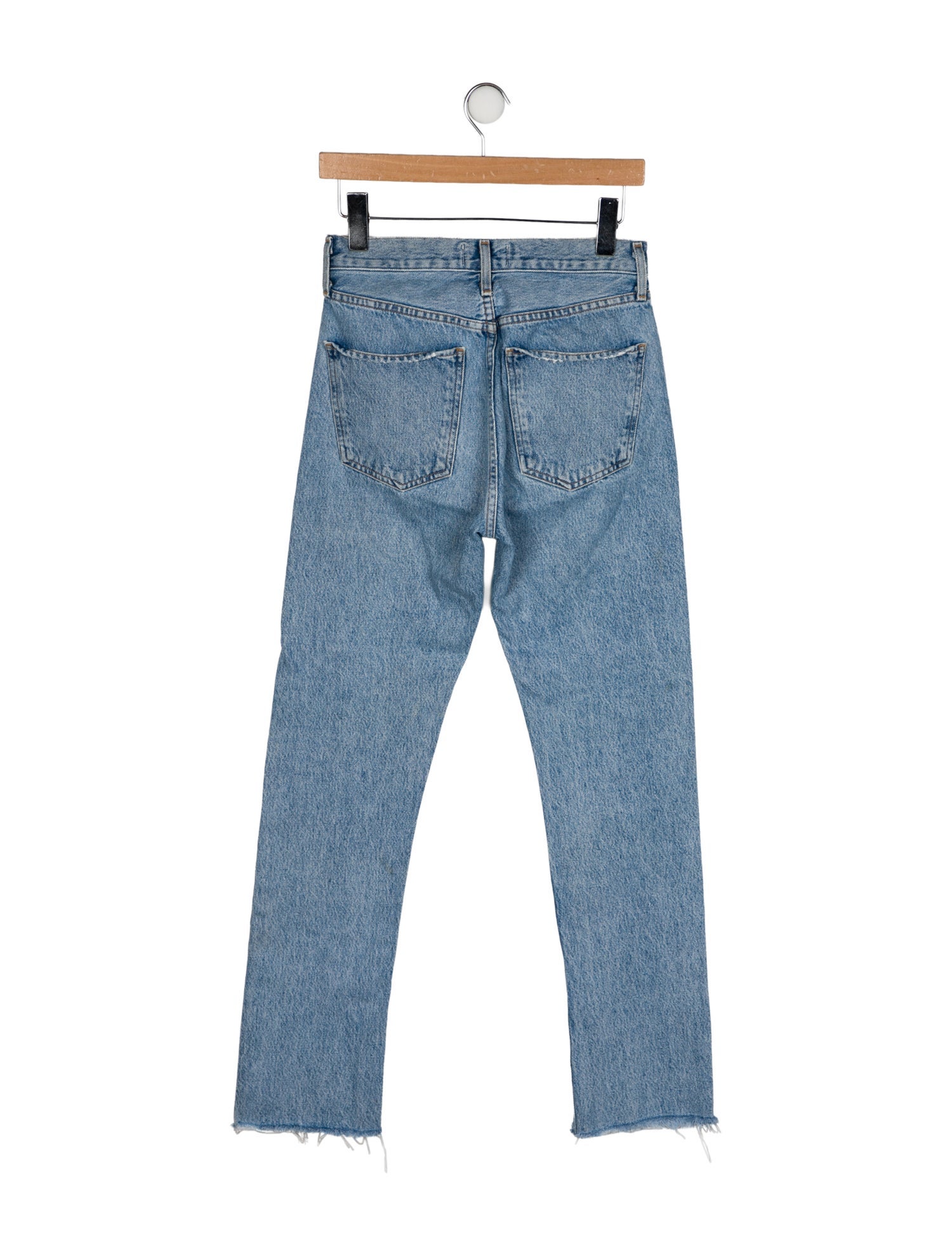 AGOLDE High-Rise Straight Leg Jeans
