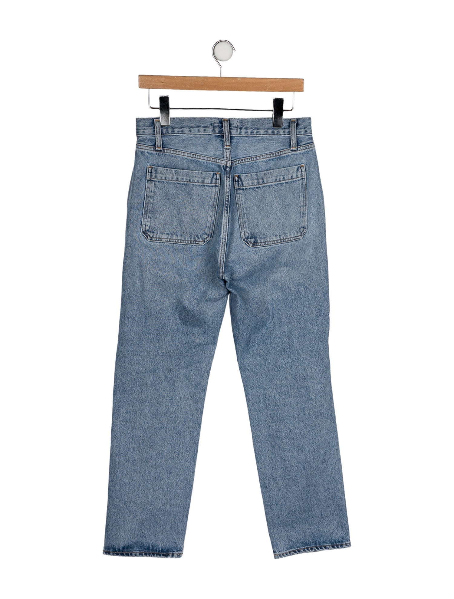 AGOLDE High-Rise Straight Leg Jeans