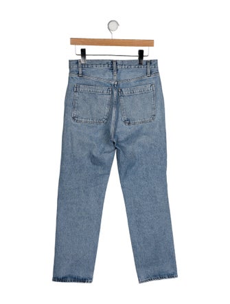 AGOLDE High-Rise Straight Leg Jeans