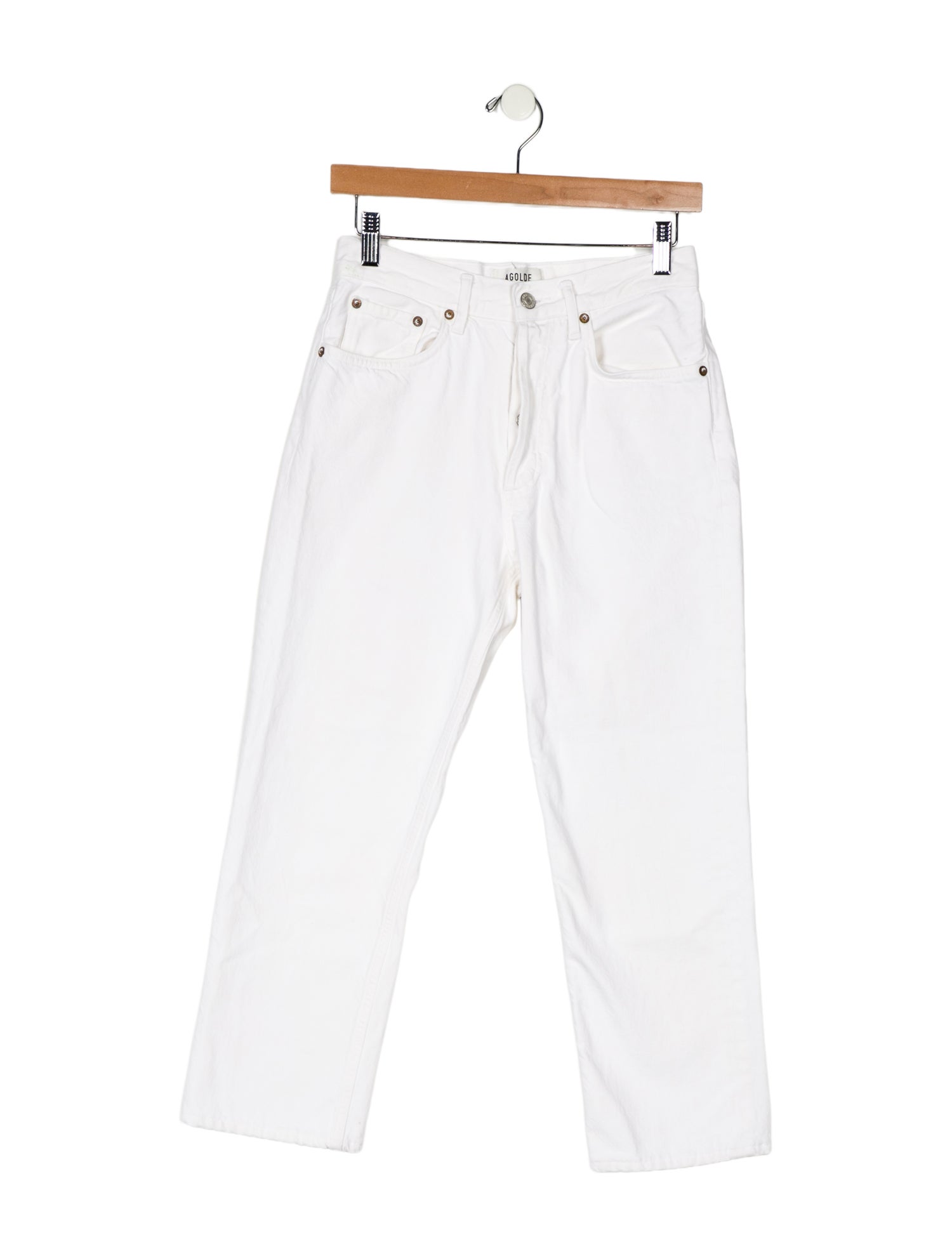 AGOLDE High-Rise Straight Leg Jeans