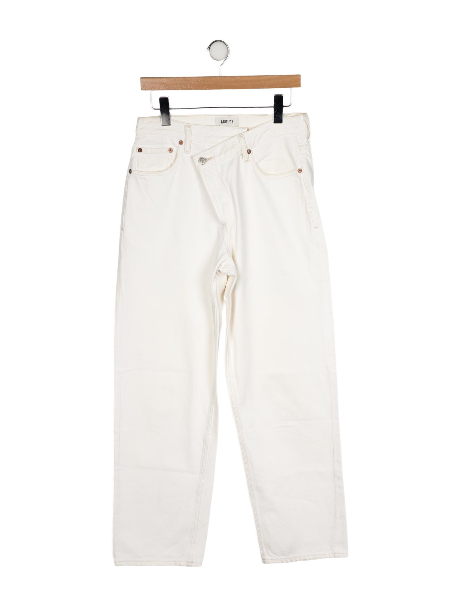 AGOLDE High-Rise Straight Leg Jeans