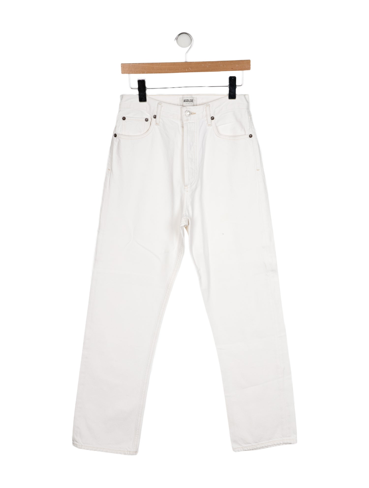 AGOLDE High-Rise Straight Leg Jeans