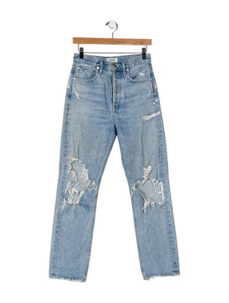 AGOLDE High-Rise Straight Leg Jeans