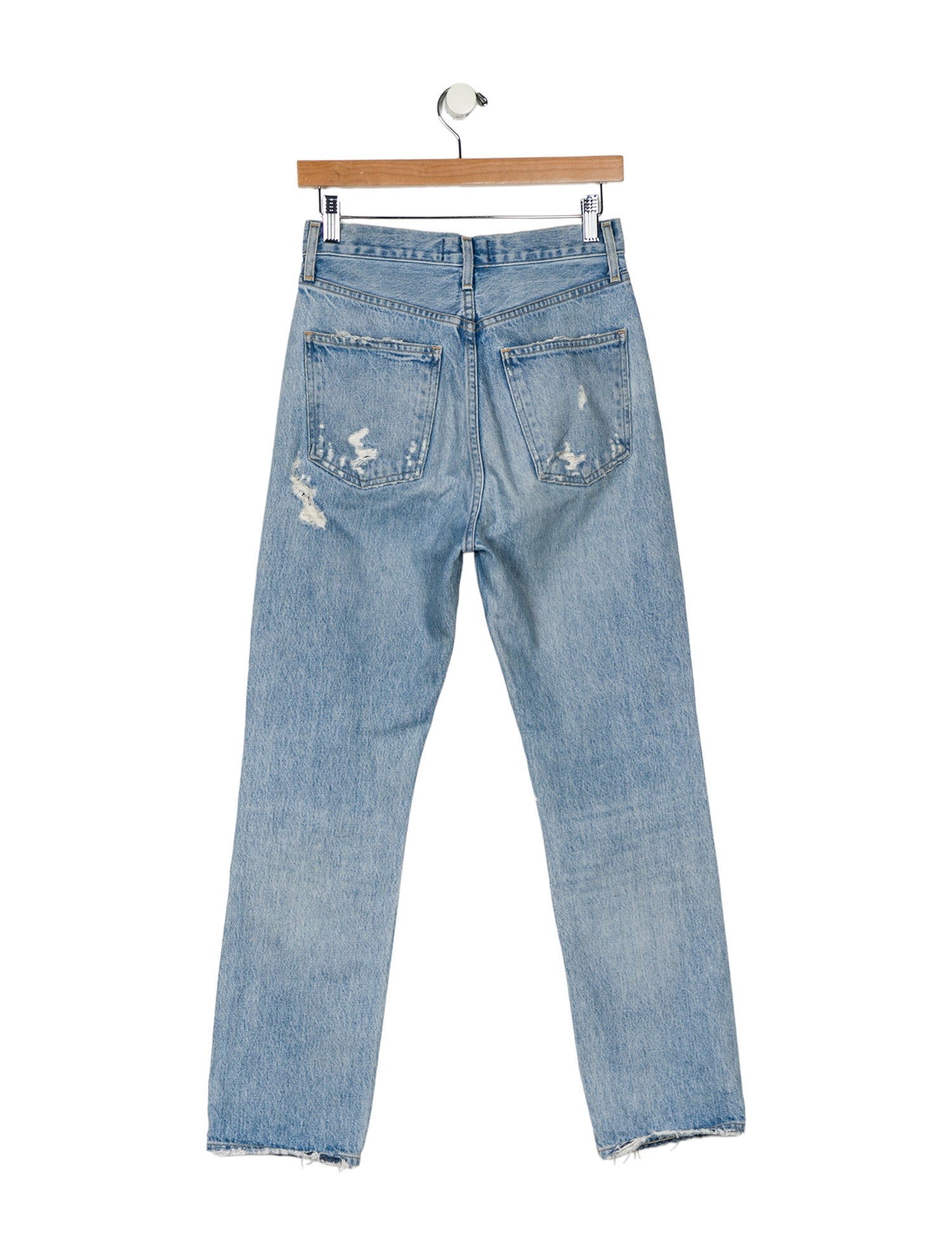 AGOLDE High-Rise Straight Leg Jeans