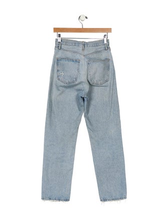 AGOLDE High-Rise Straight Leg Jeans