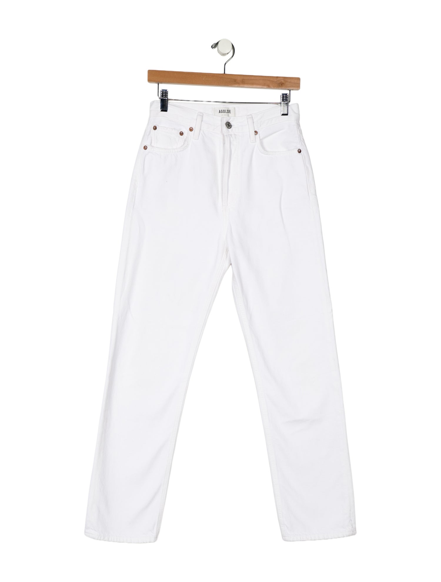 AGOLDE High-Rise Straight Leg Jeans