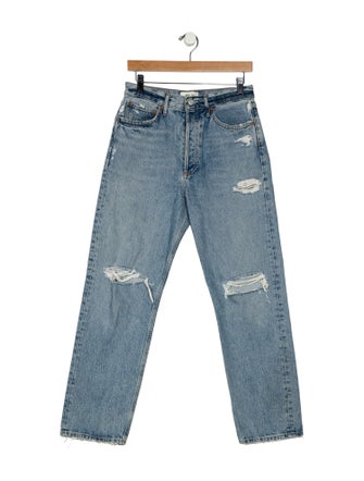 AGOLDE High-Rise Straight Leg Jeans
