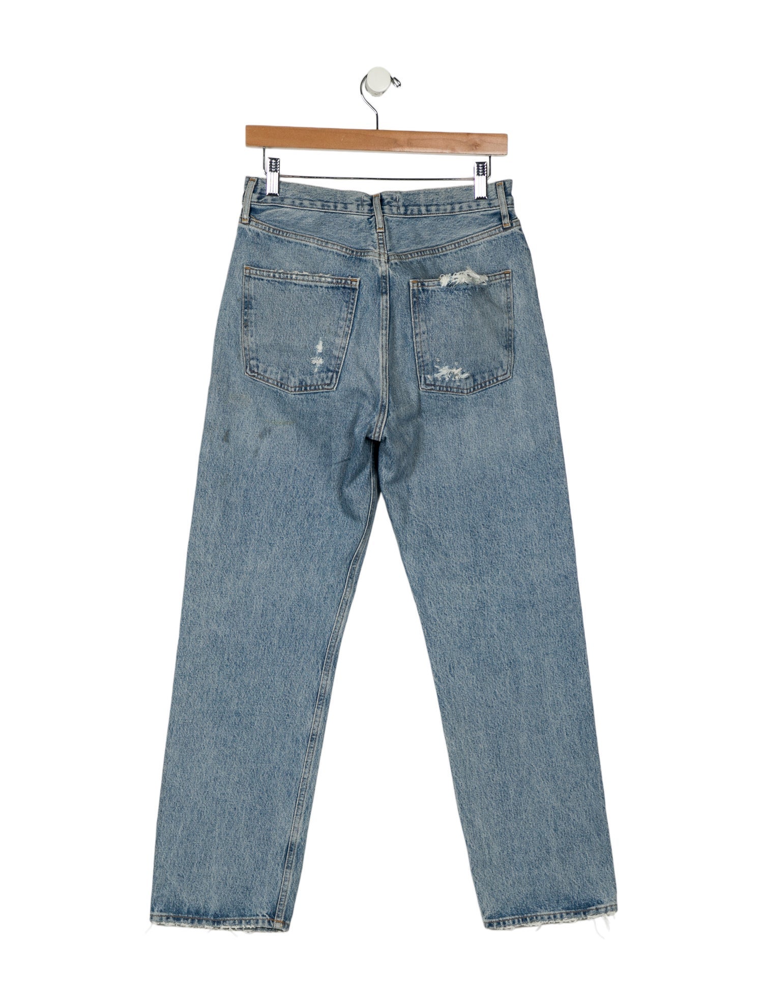 AGOLDE High-Rise Straight Leg Jeans
