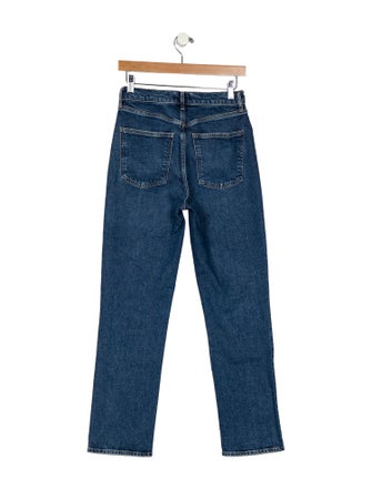 AGOLDE High-Rise Straight Leg Jeans