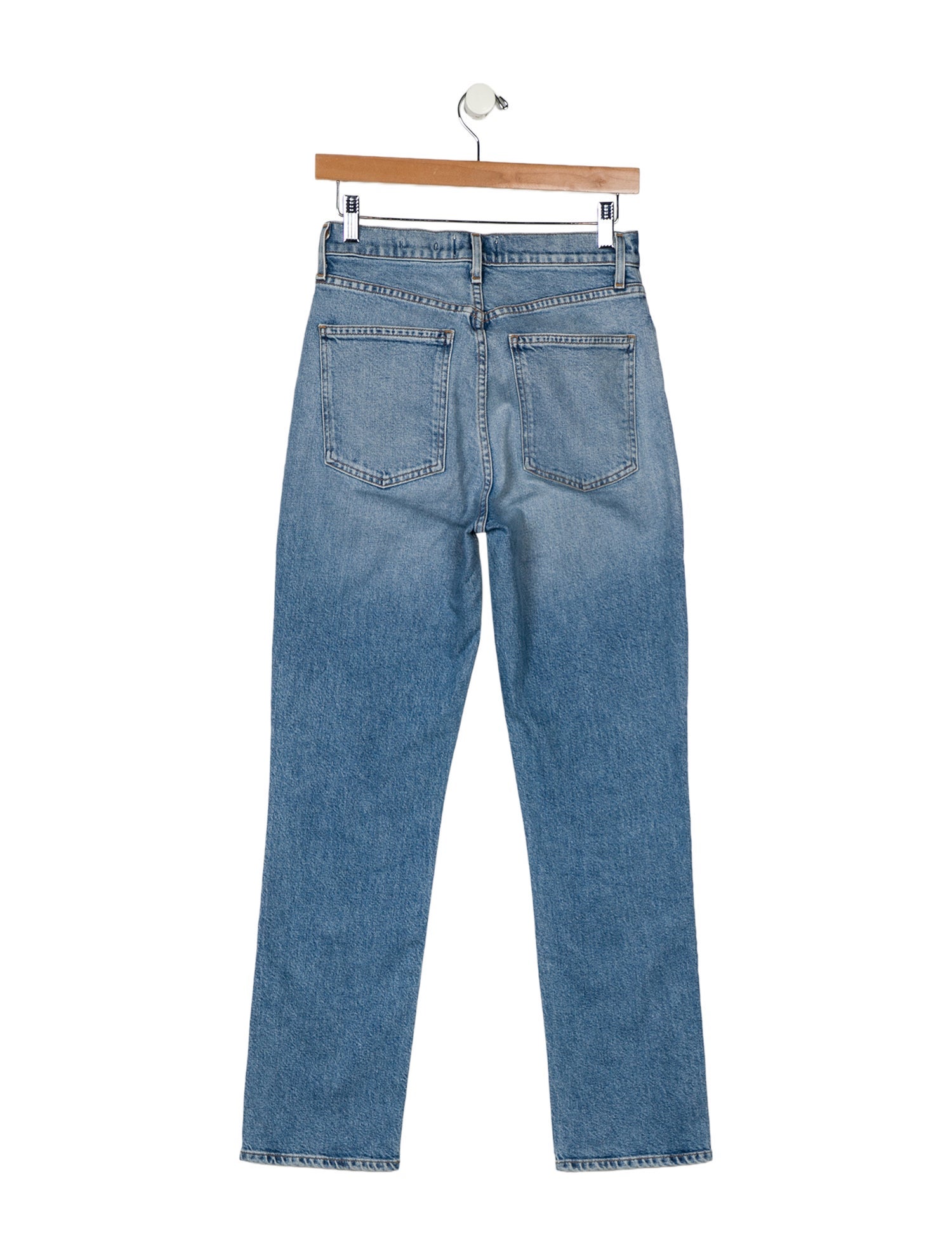 AGOLDE High-Rise Straight Leg Jeans