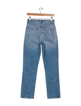 AGOLDE High-Rise Straight Leg Jeans