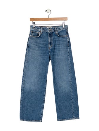 AGOLDE Mid-Rise Straight Leg Jeans