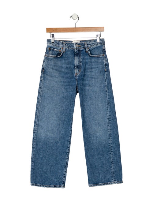 AGOLDE Mid-Rise Straight Leg Jeans