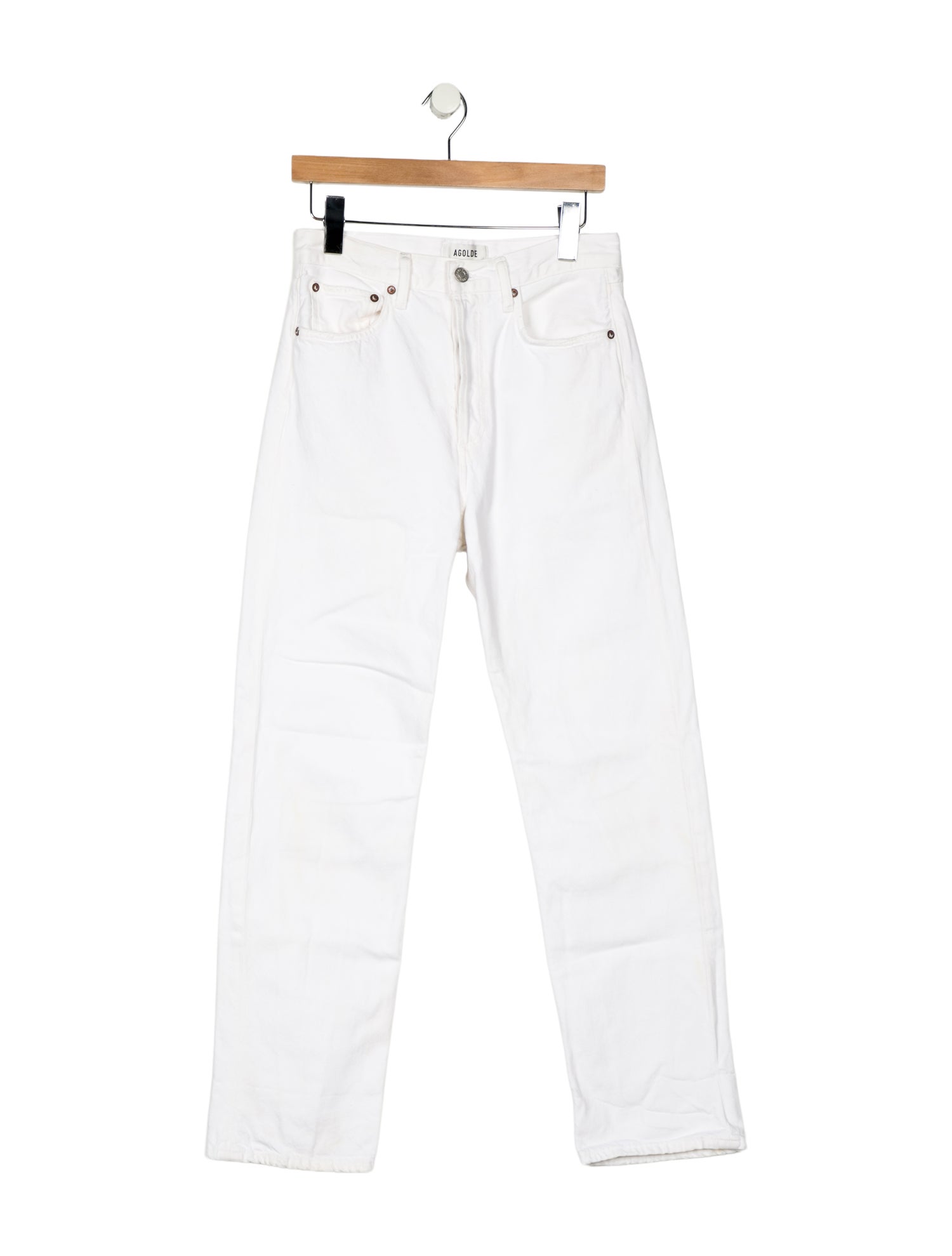 AGOLDE High-Rise Straight Leg Jeans