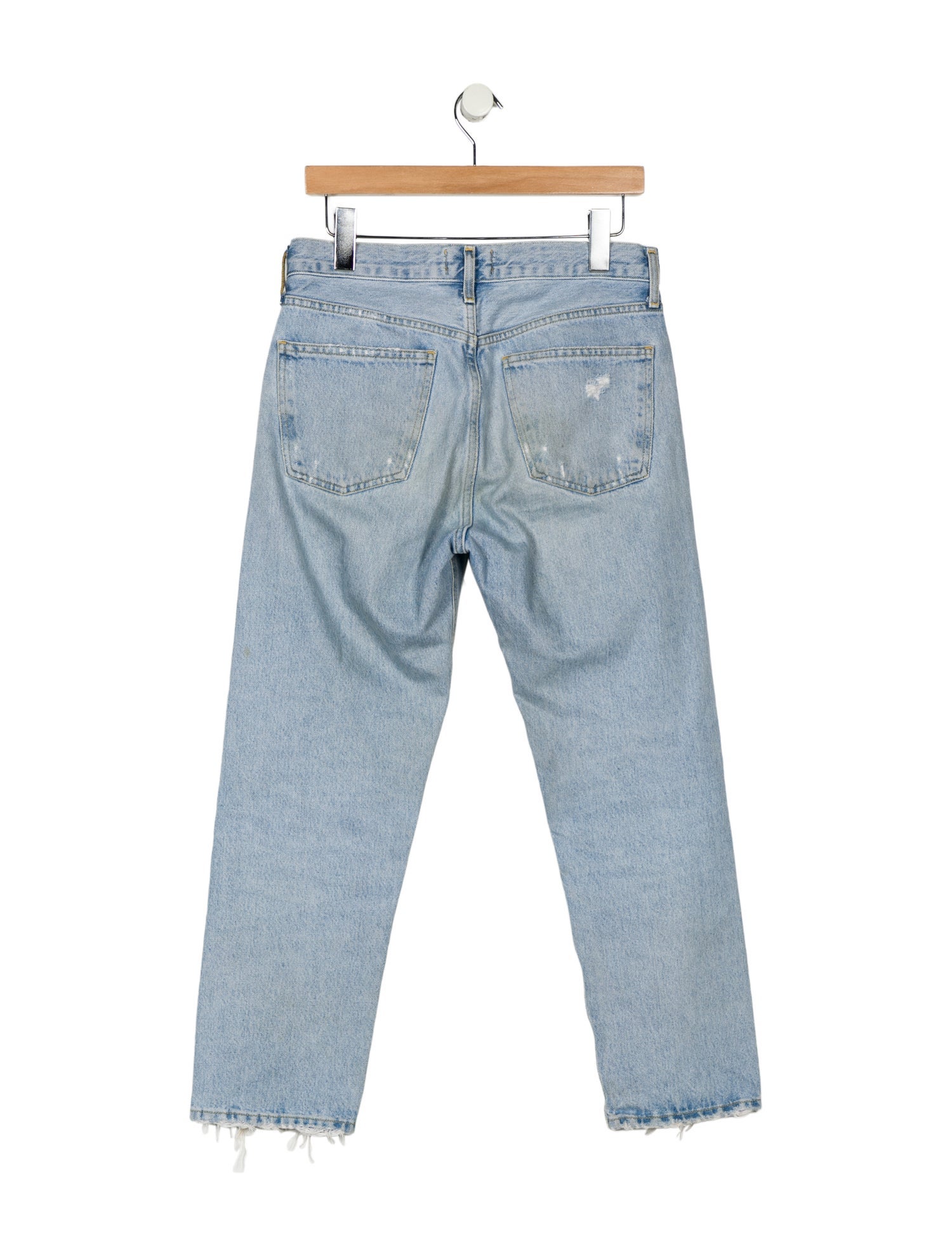 AGOLDE Mid-Rise Straight Leg Jeans
