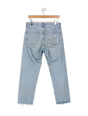 AGOLDE Mid-Rise Straight Leg Jeans