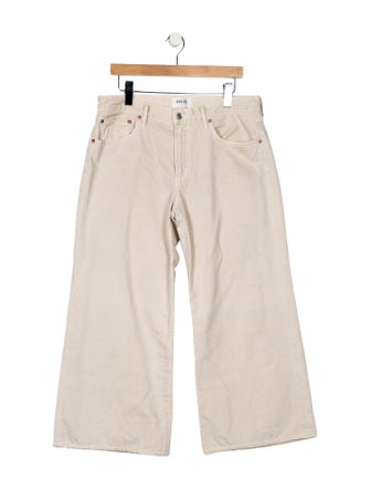 AGOLDE Mid-Rise Wide Leg Jeans