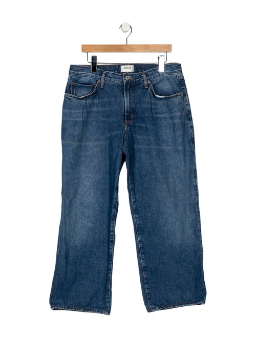 AGOLDE Mid-Rise Wide Leg Jeans