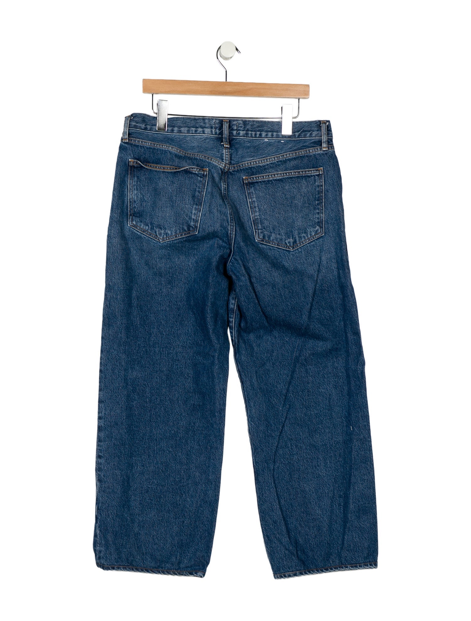 AGOLDE Mid-Rise Wide Leg Jeans