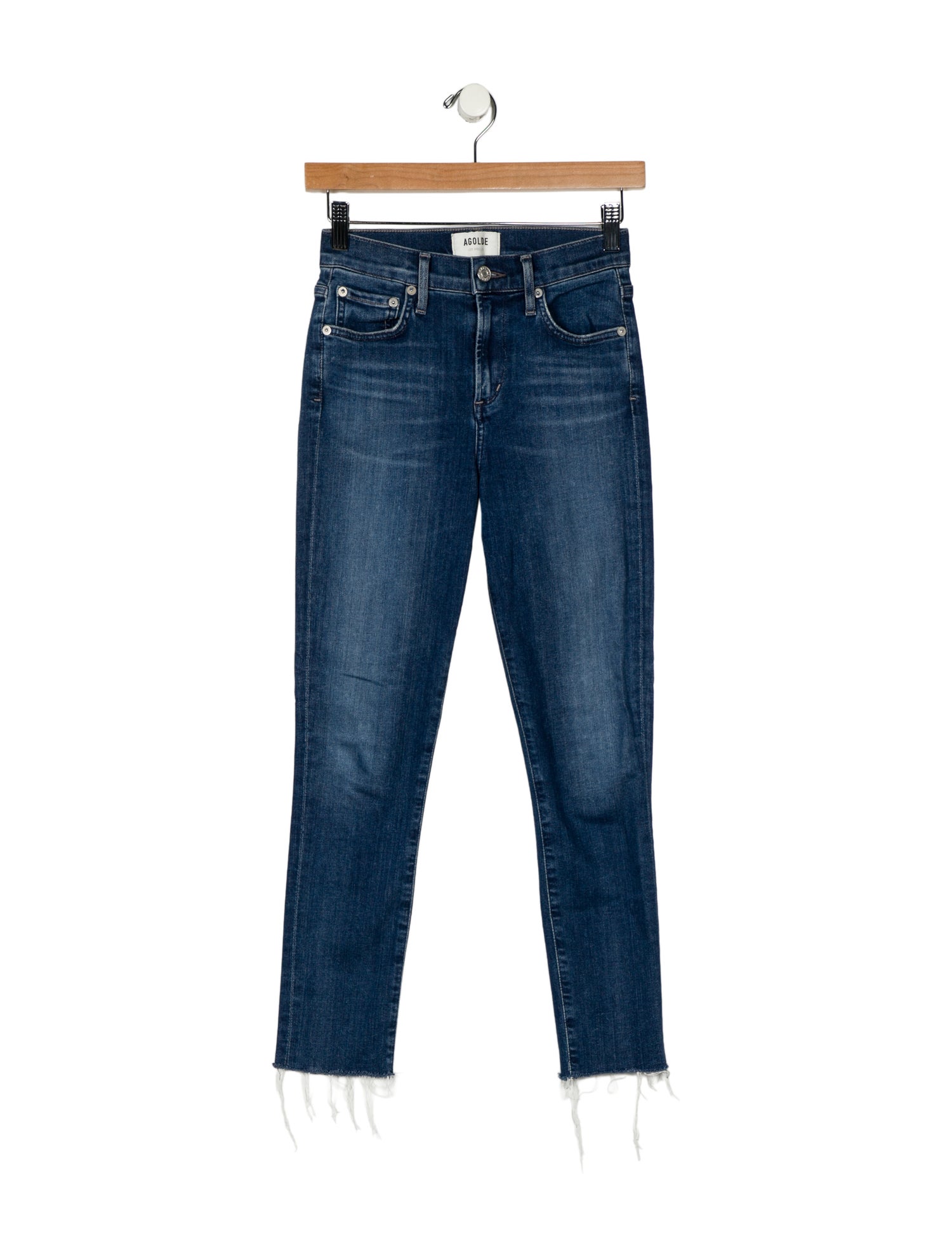 AGOLDE Mid-Rise Skinny Leg Jeans