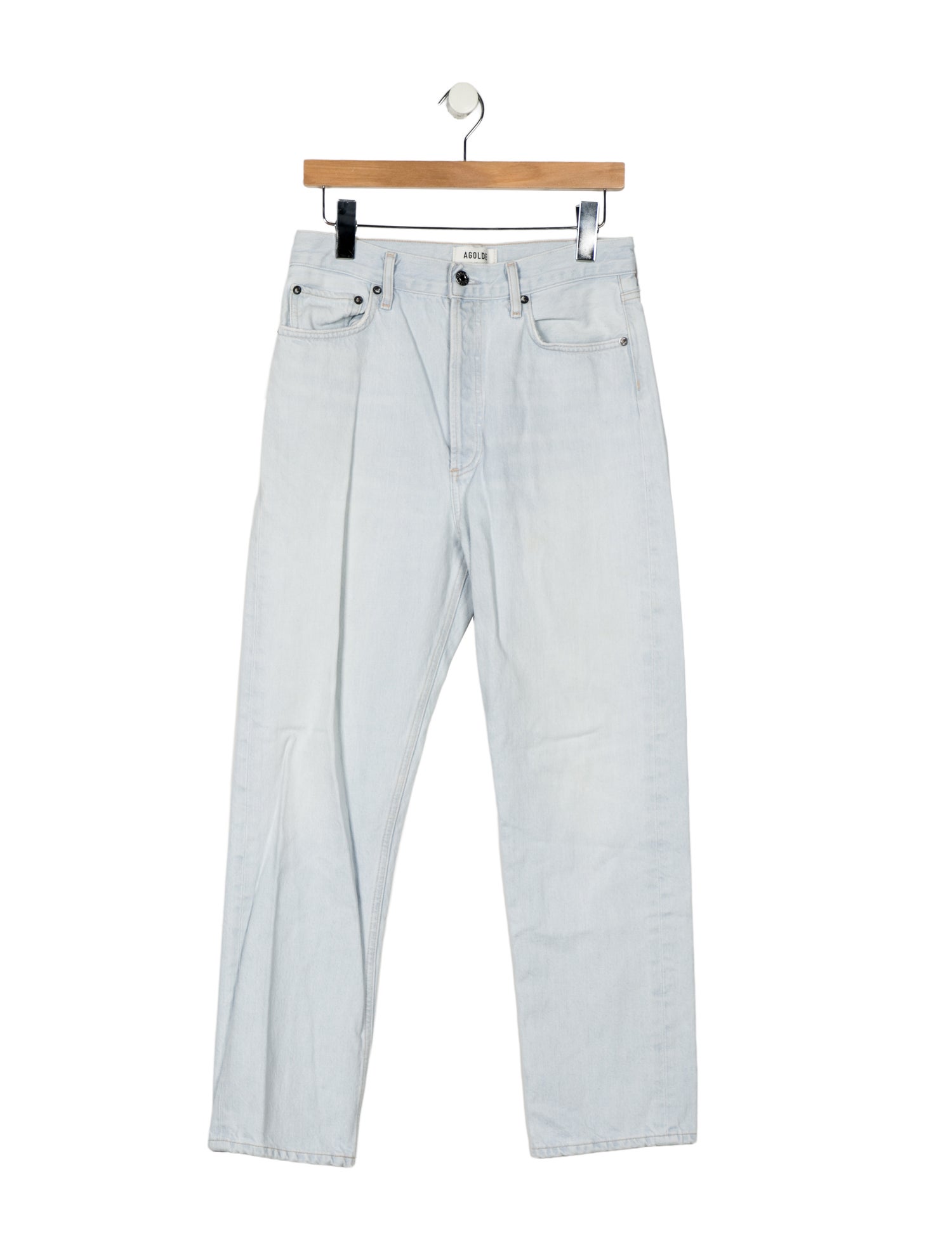 AGOLDE High-Rise Straight Leg Jeans
