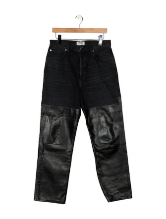 AGOLDE High-Rise Straight Leg Jeans