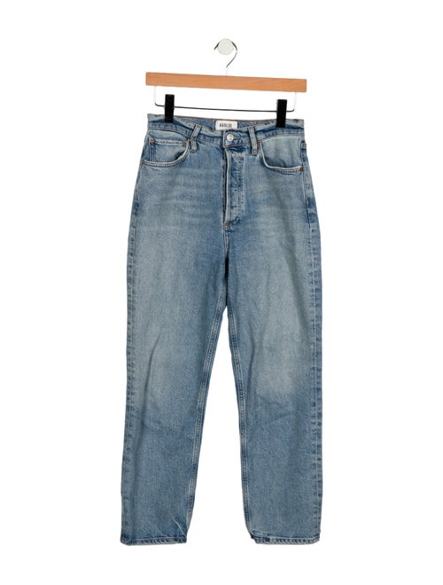 AGOLDE Mid-Rise Straight Leg Jeans