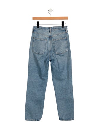 AGOLDE Mid-Rise Straight Leg Jeans