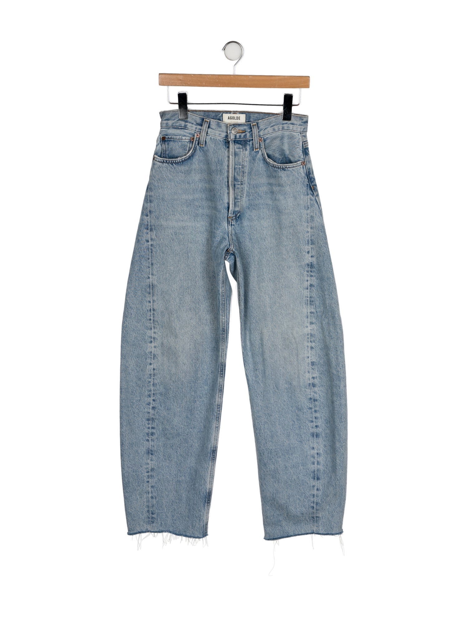 AGOLDE High-Rise Straight Leg Jeans