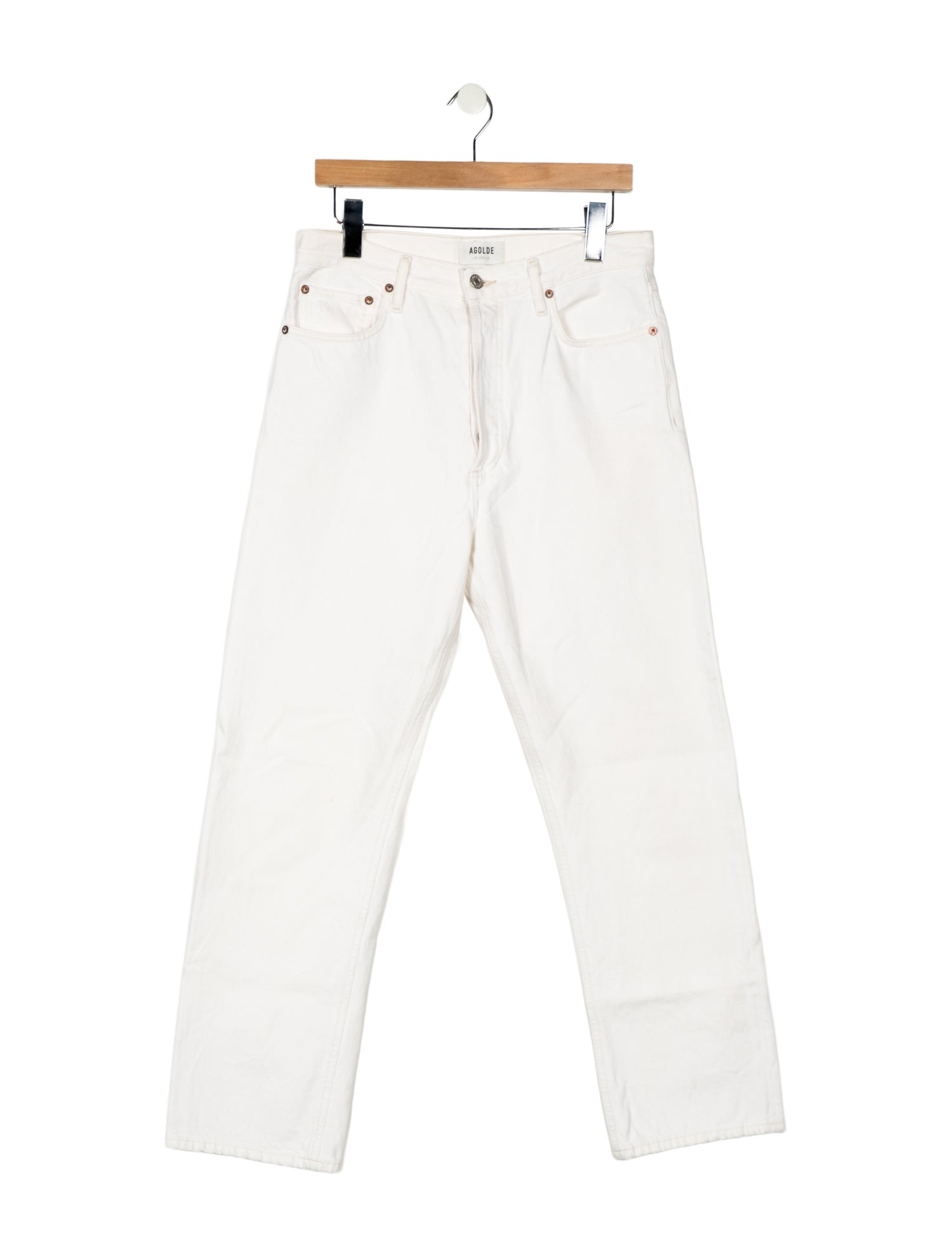 AGOLDE High-Rise Straight Leg Jeans