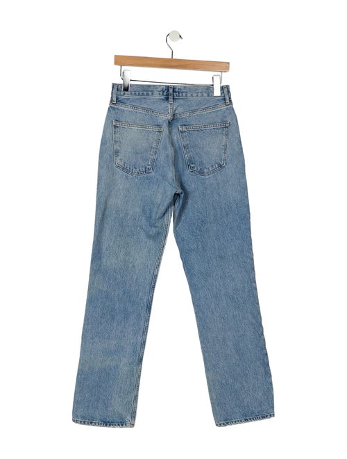 AGOLDE High-Rise Straight Leg Jeans