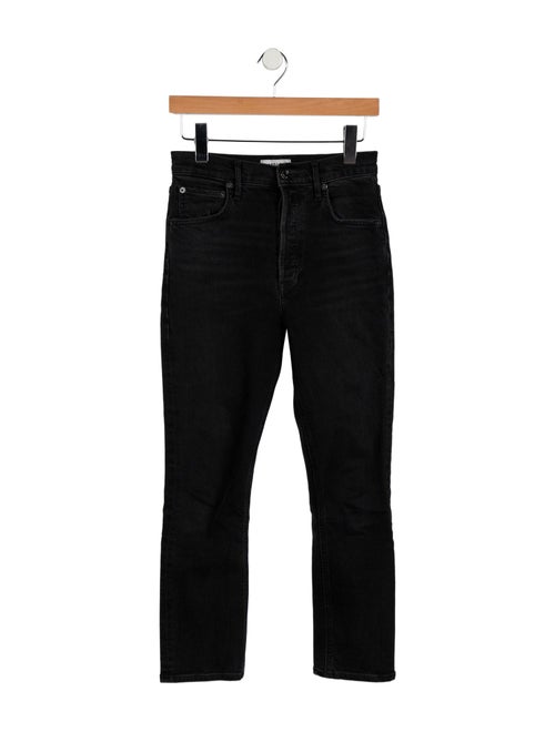 AGOLDE Mid-Rise Straight Leg Jeans