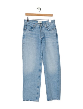 AGOLDE Mid-Rise Straight Leg Jeans