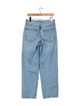 AGOLDE Mid-Rise Straight Leg Jeans