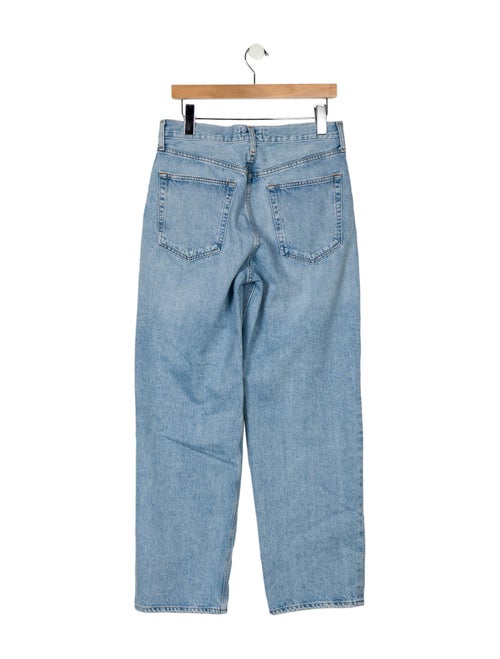 AGOLDE Mid-Rise Straight Leg Jeans