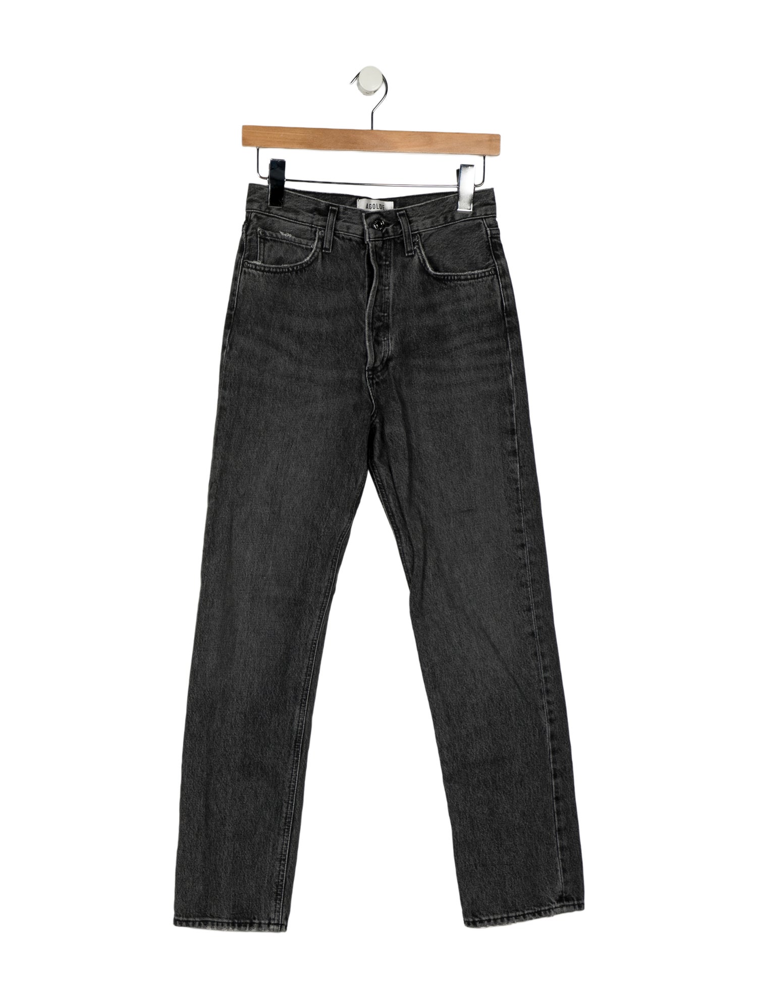 AGOLDE High-Rise Straight Leg Jeans