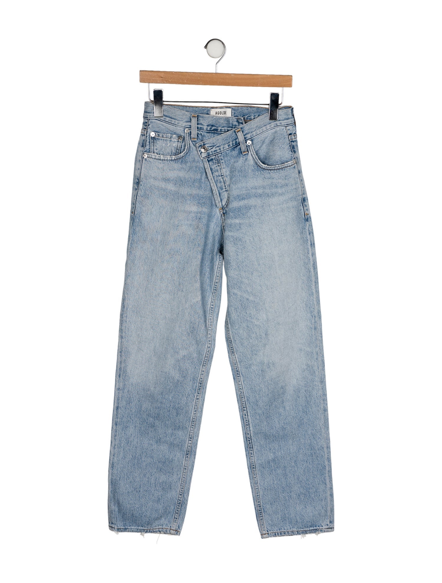 AGOLDE High-Rise Straight Leg Jeans