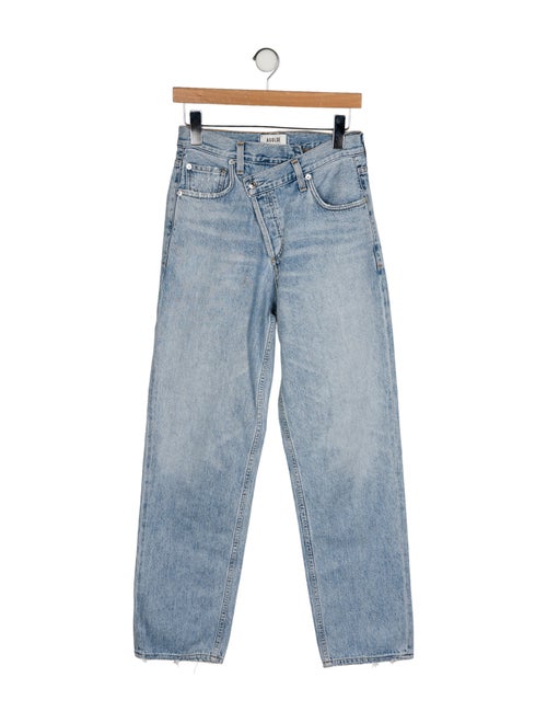 AGOLDE High-Rise Straight Leg Jeans