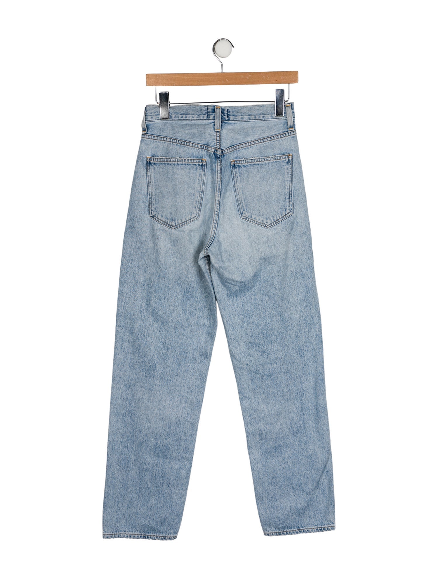 AGOLDE High-Rise Straight Leg Jeans