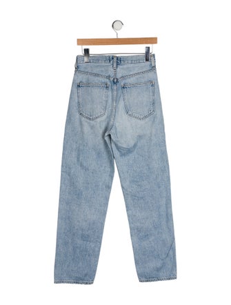 AGOLDE High-Rise Straight Leg Jeans
